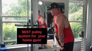 Home Gym Adjustable Dual Pulley System REVIEW!