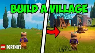 Beginner Guide: How to Make a VILLAGE In LEGO Fortnite!