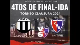 EN VIVO - JUVENTUD vs MITRE - CUARTOS IDA - TORNEO CLAUSURA 2024