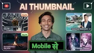 how to make hd youtube thumbnailin mobile || youtube thumbnail kaise banaye