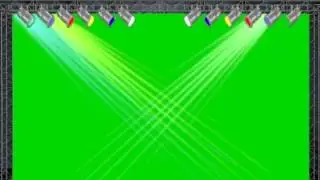 Concert Stage Lights 2 0   Green Screen Animation
