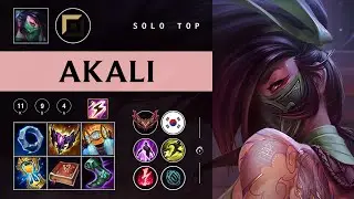 Akali Top vs Jax - KR Grandmaster Patch 26.01