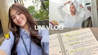 UNI VLOG | what i eat in campus, exam grades, visiting ust & being productive 🐯📝