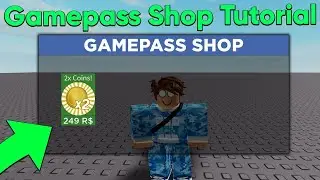 How to Make a Gamepass Shop in Roblox | Create a Gamepass Shop in Roblox Studio