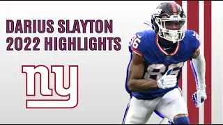 Darius Slayton 2022 Highlights