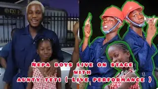 Nepa boys live on stage with aunty teti ( Live performance )