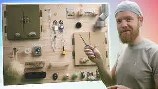 Activity Board selber machen | Motorikschulung für dein Kind