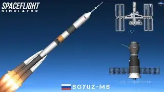 Soyuz Launch To ISS in Spaceflight Simulator | Soyuz-MS