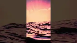 Ocean Sunset 🌊 #aftereffects #cinema4d