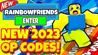 ALL NEW WORKING OP CODES IN RAINBOW FRIENDS RACE! ROBLOX RAINBOW FRIENDS RACE CODES 2023