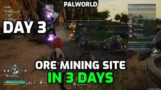 Palworld: Guide - Ore Mining Site in 3 Days | Fresh Save | Day 3 - Catching Incineram & Alpha Bosses