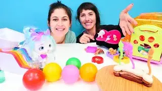 Ayşe köpeği doğum gününe hazırlıyor! Ümit parti hazırlıkları yapıyor! Kız oyunları