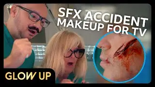 FAKE WOUND SFX Makeup for TV Show | Glow Up