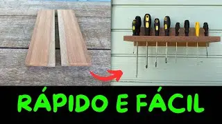 POUCO MATERIAL PROJETO MUITO SIMPLES DE FAZER #marcenaria #madeira