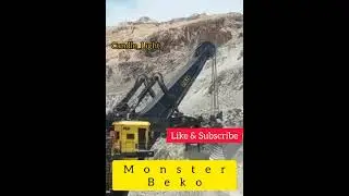 Monster Dalam Tambang #beko #excavator #mining #dumptruck #dozer