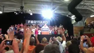 Obama enters Grand Junction, Colorado