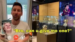 Gullit reaction to Messi vs Haaland Ballon d'Or 2023 ranking