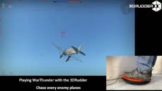 WarThunder with 3DRudder PC game controller