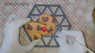 Новогодние пряники -Цифры. Christmas cookies.