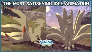 The most SATISFYING Idle animation in Pokemon Legends Arceus