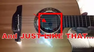 Pick Fell Into Guitar? RESCUE It Like THIS