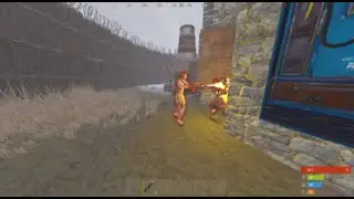 HOW I USED A FLAMETHROWER TO SNOWBALL - RUST