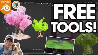 5 FREE NEW Plant and Landscape Tools for Blender!
