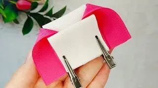 How to EASILY make this Perfect ribbon Bow 🎀