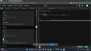 Find Pair Given Difference GFG POTD Python Solution geeks for geeks problem of the day
