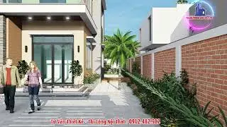 Biệt thự Tỉnh phong cách hiện đại đã bắt đầu triển khai thi công