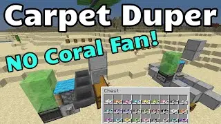 Resource Friendly Carpet Duper (NO Coral Fan!) (Minecraft Java)
