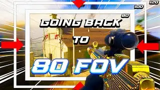 OMG I tried the 80 FOV CHALLENGE in Warzone! 🤣 ( Rebirth Island Warzone )