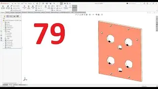 تمارين علي سوليدووركس 2024 || تمرين رقم 79- Solidworks Exercise 79