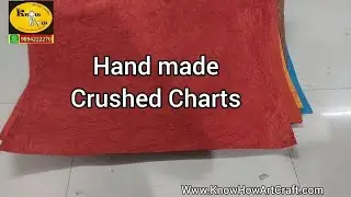 Hand Made Crushed Thick Chart -Best for Craft Project