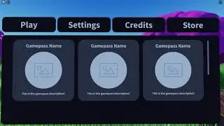 [SHOWCASE] Main Menu