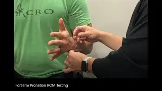 Range of Motion Measurement: Forearm Pronation