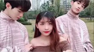 🐥😇 تجميع لاجمل تيك توك صيني_توامان و اختهم الصغيرة🥰💞_كثير كيووت