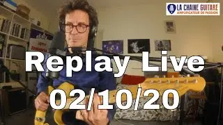 Guitare Osiris, JD Simo, Taylor Guitars, Telecaster, ALH Effets - Live 02/10/20