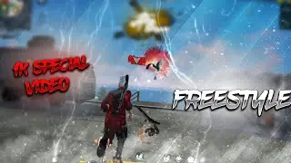 1K SUBSCRIBERS SPECIAL VIDEO || FREESTYLE ONETAP GAMEPLAY IN BLUESTACKS 5 || WHITE DEVIL FREE FIRE