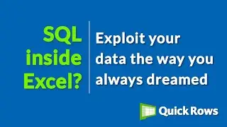 Explore and analyze your data with Excel in seconds.