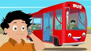 wheels on the bus song | बस का चक्का घूमे गोल | Hindi Nursery Rhymes | kids Songs in Hindi