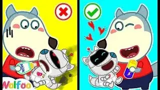 The Evil Robot baby Wolfoo teach kids good habits wolfoo cartoon for kids |Wolfoo