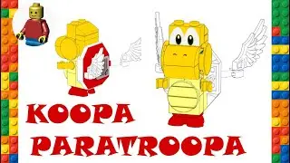 LEGO KOOPA PARATROOPA 3D BUILD INSTRUCTIONS (Master Your Adventure Maker Set 71380)