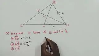 Vectors (GCE 2021 paper 2)
