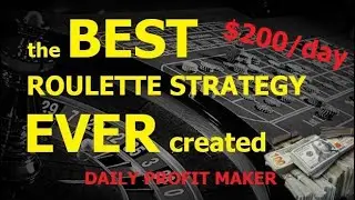 🔵BEST ROULETTE STRATEGY EVER to WIN | FOLLOW the LEADER Roulette Strategy | Make $200 daily