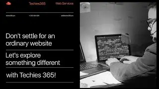 Techies365 Web Application Development Services!