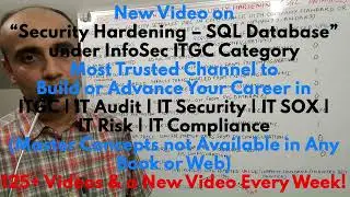 IT with Varun Vohra - ITGC & Risk - Information Security - Security Hardening - SQL Database (Promo)