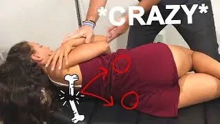 Releasing Bikini Model's TIGHTEST Hip Pain | Full Body ASMR Chiropractic Cracks