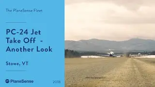 PlaneSense PC24 Landing Stowe Vermont MVL