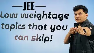 95 to 97%ile + in JEE Mains 🔥 Topics you can skip 😲 PCM | Shreyas sir